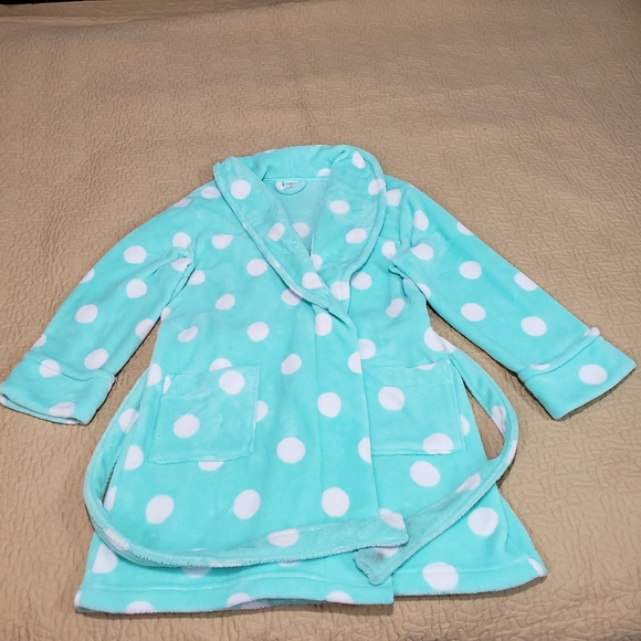 Croft & Barrow polka dot robe size M - Picture 2 of 7